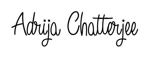 The Angelique-Rose-font-FFP typeface gives name Adrija Chatterjee a refined look. Suitable for certificates, diplomas, and official verification. Adrija Chatterjee signature style 5 images and pictures png