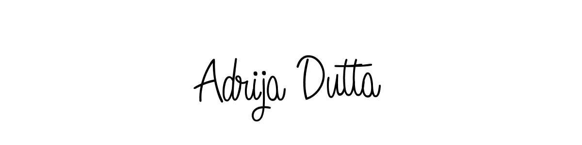Check out images of Autograph of Adrija Dutta name. Actor Adrija Dutta Signature Style. Angelique-Rose-font-FFP is a professional sign style online. Adrija Dutta signature style 5 images and pictures png