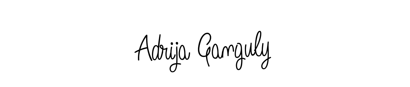 Adrija Ganguly stylish signature style. Best Handwritten Sign (Angelique-Rose-font-FFP) for my name. Handwritten Signature Collection Ideas for my name Adrija Ganguly. Adrija Ganguly signature style 5 images and pictures png