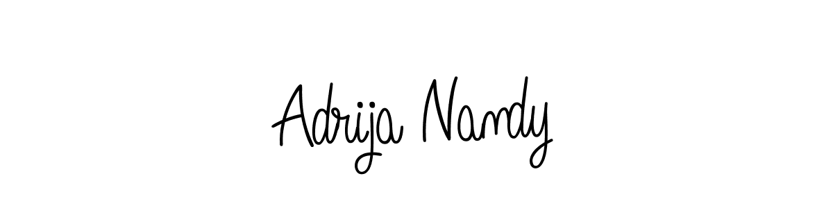 Similarly Angelique-Rose-font-FFP is the best handwritten signature design. Signature creator online .You can use it as an online autograph creator for name Adrija Nandy. Adrija Nandy signature style 5 images and pictures png