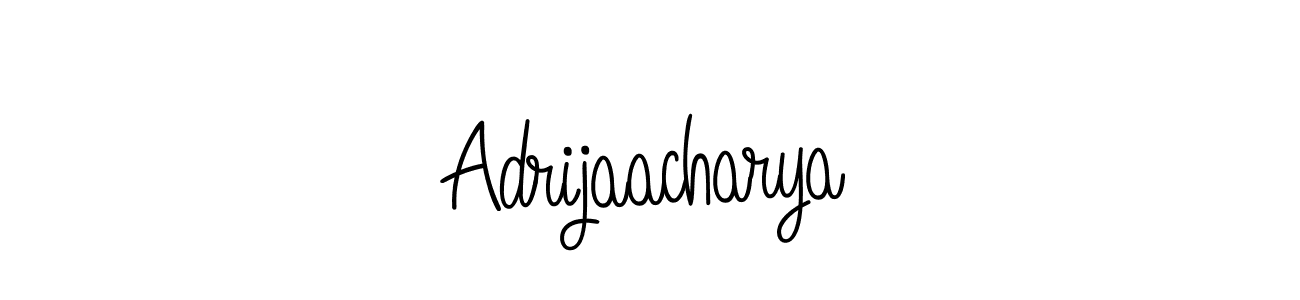 The best way (Angelique-Rose-font-FFP) to make a short signature is to pick only two or three words in your name. The name Adrijaacharya include a total of six letters. For converting this name. Adrijaacharya signature style 5 images and pictures png