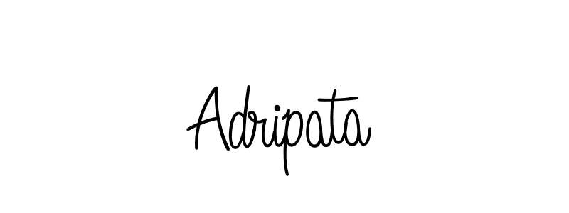 You should practise on your own different ways (Angelique-Rose-font-FFP) to write your name (Adripata) in signature. don't let someone else do it for you. Adripata signature style 5 images and pictures png