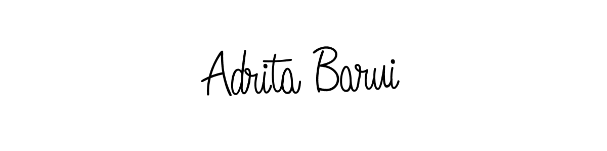 This is the best signature style for the Adrita Barui name. Also you like these signature font (Angelique-Rose-font-FFP). Mix name signature. Adrita Barui signature style 5 images and pictures png