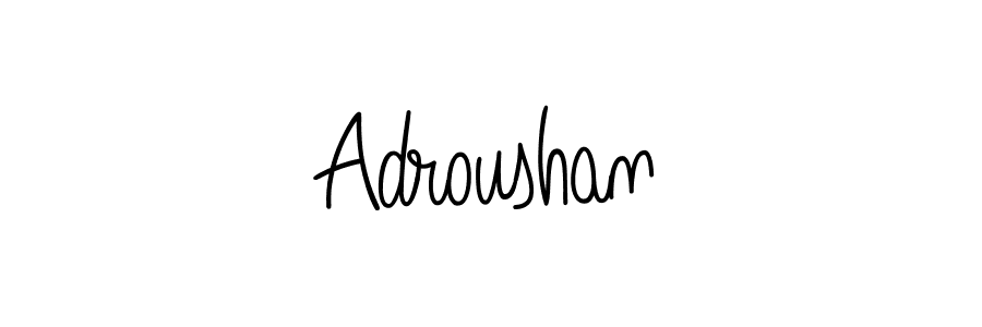 Best and Professional Signature Style for Adroushan. Angelique-Rose-font-FFP Best Signature Style Collection. Adroushan signature style 5 images and pictures png