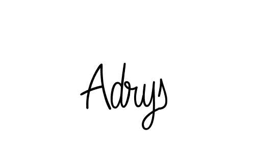 How to make Adrys signature? Angelique-Rose-font-FFP is a professional autograph style. Create handwritten signature for Adrys name. Adrys signature style 5 images and pictures png