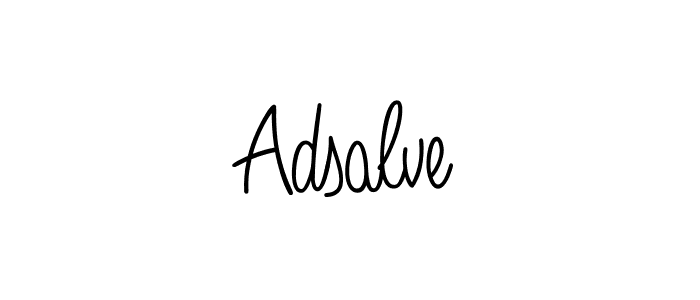 You should practise on your own different ways (Angelique-Rose-font-FFP) to write your name (Adsalve) in signature. don't let someone else do it for you. Adsalve signature style 5 images and pictures png