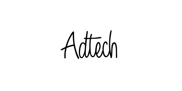 How to make Adtech signature? Angelique-Rose-font-FFP is a professional autograph style. Create handwritten signature for Adtech name. Adtech signature style 5 images and pictures png