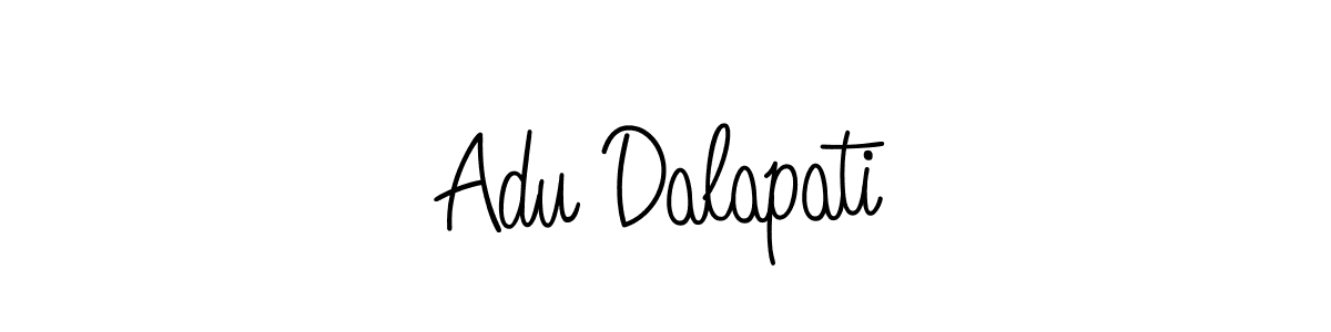 Create a beautiful signature design for name Adu Dalapati. With this signature (Angelique-Rose-font-FFP) fonts, you can make a handwritten signature for free. Adu Dalapati signature style 5 images and pictures png