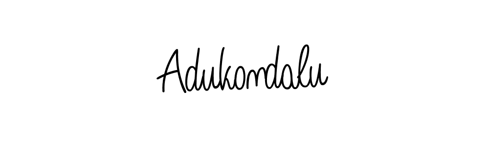 Make a short Adukondalu signature style. Manage your documents anywhere anytime using Angelique-Rose-font-FFP. Create and add eSignatures, submit forms, share and send files easily. Adukondalu signature style 5 images and pictures png