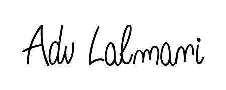 Create a personalized artistic stamp with Adv Lalmani in Angelique-Rose-font-FFP font. Perfect for visual artists, designers, and influencers. Adv Lalmani signature style 5 images and pictures png