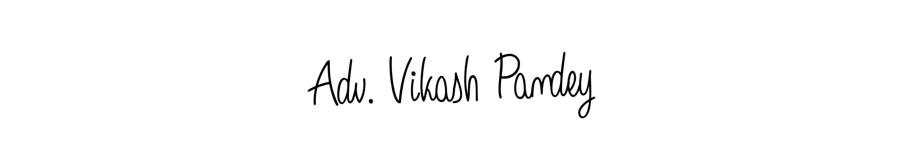 Also we have Adv. Vikash Pandey name is the best signature style. Create professional handwritten signature collection using Angelique-Rose-font-FFP autograph style. Adv. Vikash Pandey signature style 5 images and pictures png