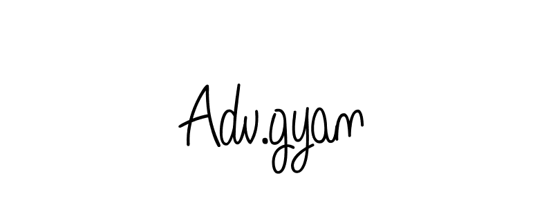 Make a beautiful signature design for name Adv.gyan. Use this online signature maker to create a handwritten signature for free. Adv.gyan signature style 5 images and pictures png
