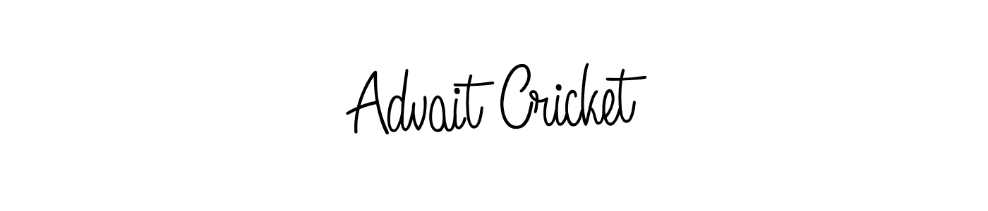 Create a beautiful signature design for name Advait Cricket. With this signature (Angelique-Rose-font-FFP) fonts, you can make a handwritten signature for free. Advait Cricket signature style 5 images and pictures png