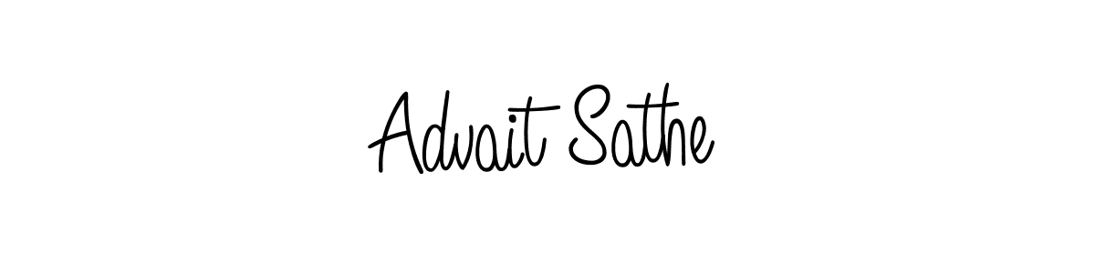 Create a beautiful signature design for name Advait Sathe. With this signature (Angelique-Rose-font-FFP) fonts, you can make a handwritten signature for free. Advait Sathe signature style 5 images and pictures png