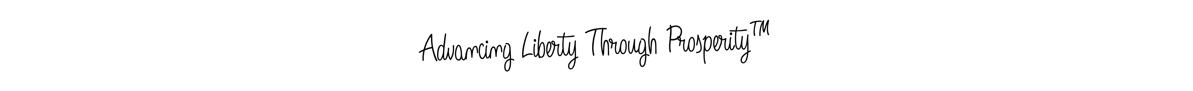 How to make Advancing Liberty Through Prosperity™ name signature. Use Angelique-Rose-font-FFP style for creating short signs online. This is the latest handwritten sign. Advancing Liberty Through Prosperity™ signature style 5 images and pictures png