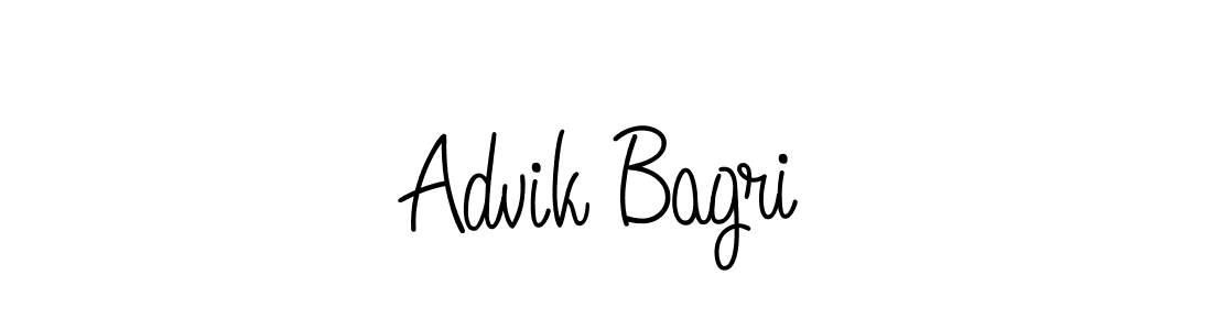 Advik Bagri stylish signature style. Best Handwritten Sign (Angelique-Rose-font-FFP) for my name. Handwritten Signature Collection Ideas for my name Advik Bagri. Advik Bagri signature style 5 images and pictures png