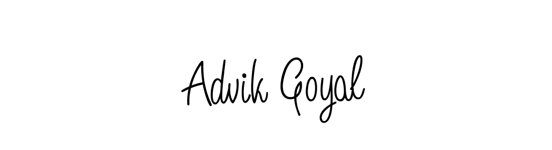 Make a beautiful signature design for name Advik Goyal. Use this online signature maker to create a handwritten signature for free. Advik Goyal signature style 5 images and pictures png