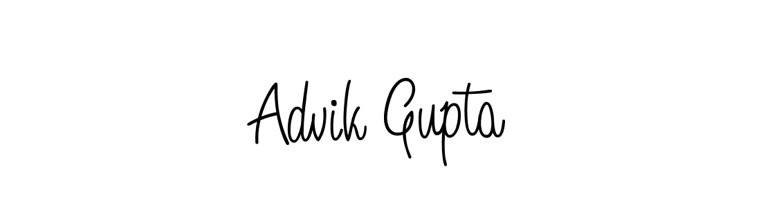 Advik Gupta stylish signature style. Best Handwritten Sign (Angelique-Rose-font-FFP) for my name. Handwritten Signature Collection Ideas for my name Advik Gupta. Advik Gupta signature style 5 images and pictures png