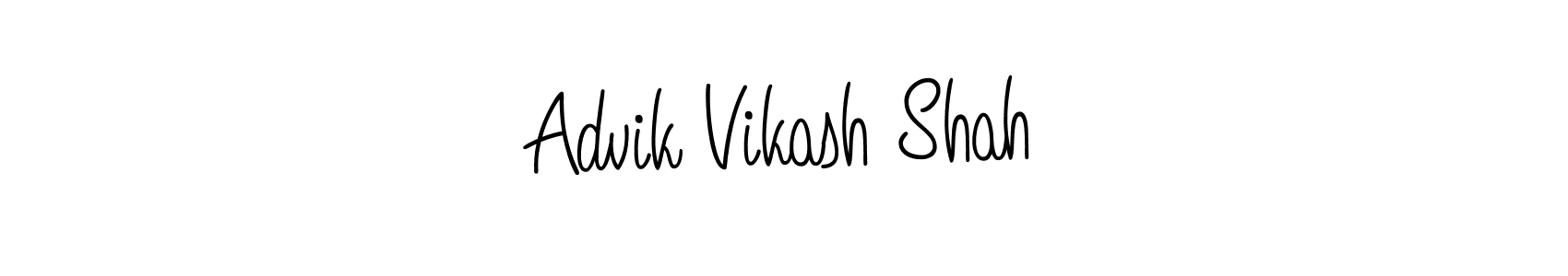 Make a beautiful signature design for name Advik Vikash Shah. Use this online signature maker to create a handwritten signature for free. Advik Vikash Shah signature style 5 images and pictures png