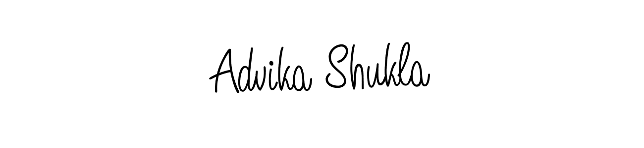 How to make Advika Shukla signature? Angelique-Rose-font-FFP is a professional autograph style. Create handwritten signature for Advika Shukla name. Advika Shukla signature style 5 images and pictures png