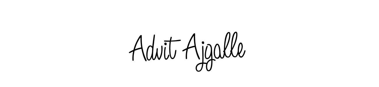 Advit Ajgalle stylish signature style. Best Handwritten Sign (Angelique-Rose-font-FFP) for my name. Handwritten Signature Collection Ideas for my name Advit Ajgalle. Advit Ajgalle signature style 5 images and pictures png