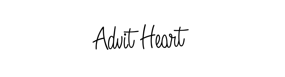 Create a beautiful signature design for name Advit Heart. With this signature (Angelique-Rose-font-FFP) fonts, you can make a handwritten signature for free. Advit Heart signature style 5 images and pictures png