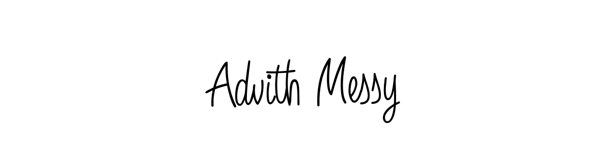 Best and Professional Signature Style for Advith Messy. Angelique-Rose-font-FFP Best Signature Style Collection. Advith Messy signature style 5 images and pictures png