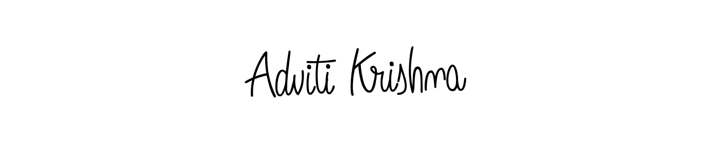 This is the best signature style for the Adviti Krishna name. Also you like these signature font (Angelique-Rose-font-FFP). Mix name signature. Adviti Krishna signature style 5 images and pictures png