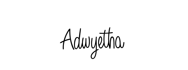 How to make Adwyetha signature? Angelique-Rose-font-FFP is a professional autograph style. Create handwritten signature for Adwyetha name. Adwyetha signature style 5 images and pictures png