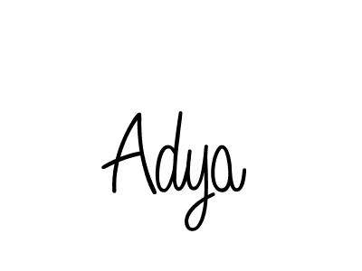 How to make Adya name signature. Use Angelique-Rose-font-FFP style for creating short signs online. This is the latest handwritten sign. Adya signature style 5 images and pictures png