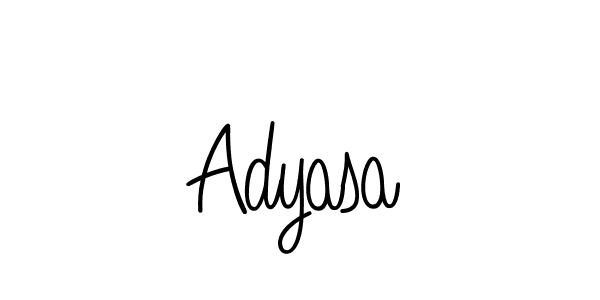 Also we have Adyasa name is the best signature style. Create professional handwritten signature collection using Angelique-Rose-font-FFP autograph style. Adyasa signature style 5 images and pictures png
