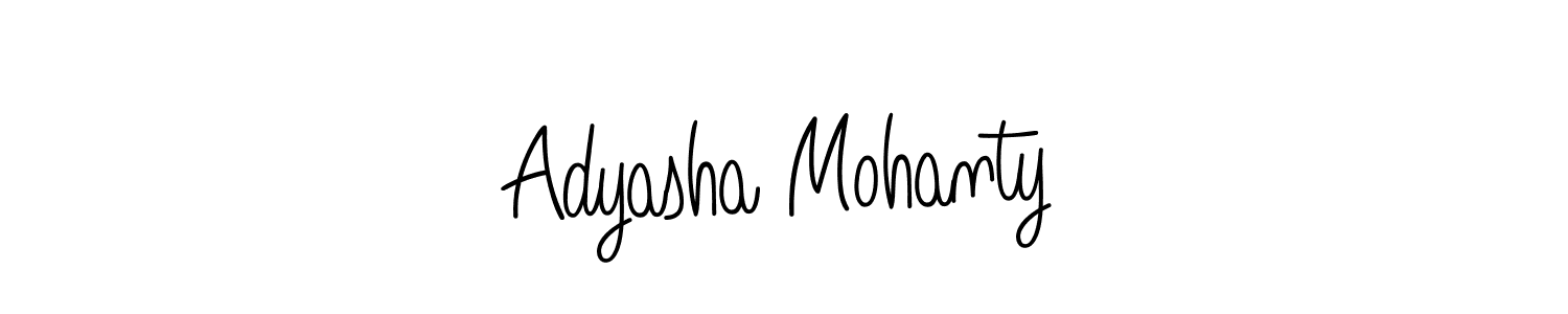 Make a beautiful signature design for name Adyasha Mohanty. Use this online signature maker to create a handwritten signature for free. Adyasha Mohanty signature style 5 images and pictures png