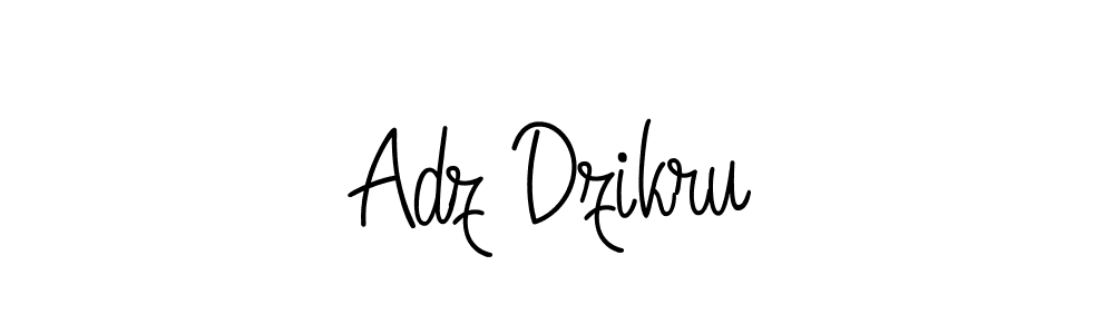 Adz Dzikru stylish signature style. Best Handwritten Sign (Angelique-Rose-font-FFP) for my name. Handwritten Signature Collection Ideas for my name Adz Dzikru. Adz Dzikru signature style 5 images and pictures png