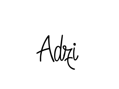 The best way (Angelique-Rose-font-FFP) to make a short signature is to pick only two or three words in your name. The name Adzi include a total of six letters. For converting this name. Adzi signature style 5 images and pictures png