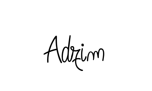 Create a beautiful signature design for name Adzim. With this signature (Angelique-Rose-font-FFP) fonts, you can make a handwritten signature for free. Adzim signature style 5 images and pictures png