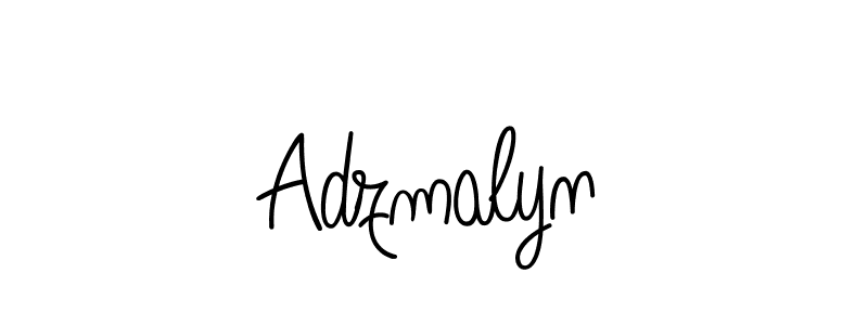 You can use this online signature creator to create a handwritten signature for the name Adzmalyn. This is the best online autograph maker. Adzmalyn signature style 5 images and pictures png