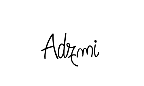 How to make Adzmi signature? Angelique-Rose-font-FFP is a professional autograph style. Create handwritten signature for Adzmi name. Adzmi signature style 5 images and pictures png