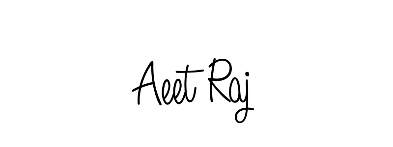 Also we have Aeet Raj name is the best signature style. Create professional handwritten signature collection using Angelique-Rose-font-FFP autograph style. Aeet Raj signature style 5 images and pictures png