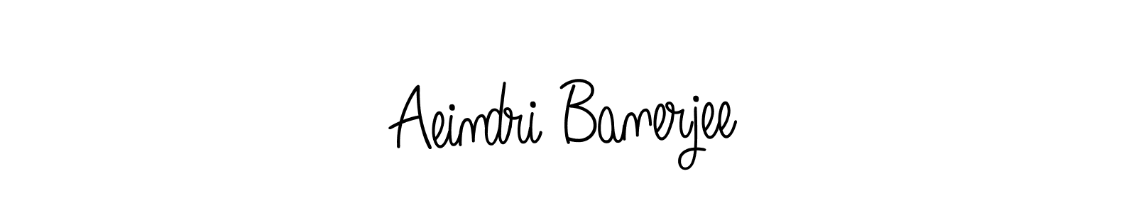 Aeindri Banerjee stylish signature style. Best Handwritten Sign (Angelique-Rose-font-FFP) for my name. Handwritten Signature Collection Ideas for my name Aeindri Banerjee. Aeindri Banerjee signature style 5 images and pictures png