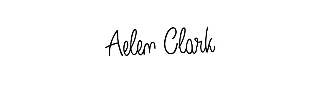 Angelique-Rose-font-FFP is a professional signature style that is perfect for those who want to add a touch of class to their signature. It is also a great choice for those who want to make their signature more unique. Get Aelen Clark name to fancy signature for free. Aelen Clark signature style 5 images and pictures png