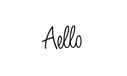 Aello stylish signature style. Best Handwritten Sign (Angelique-Rose-font-FFP) for my name. Handwritten Signature Collection Ideas for my name Aello. Aello signature style 5 images and pictures png