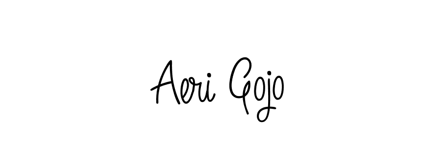 Also we have Aeri Gojo name is the best signature style. Create professional handwritten signature collection using Angelique-Rose-font-FFP autograph style. Aeri Gojo signature style 5 images and pictures png