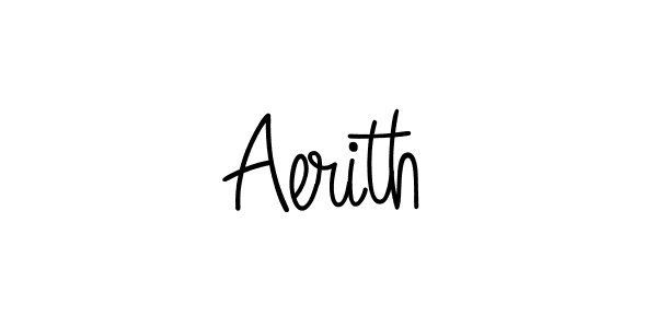 Aerith stylish signature style. Best Handwritten Sign (Angelique-Rose-font-FFP) for my name. Handwritten Signature Collection Ideas for my name Aerith. Aerith signature style 5 images and pictures png