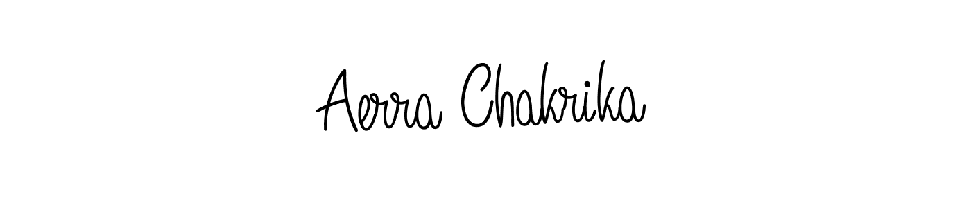 Make a beautiful signature design for name Aerra Chakrika. Use this online signature maker to create a handwritten signature for free. Aerra Chakrika signature style 5 images and pictures png