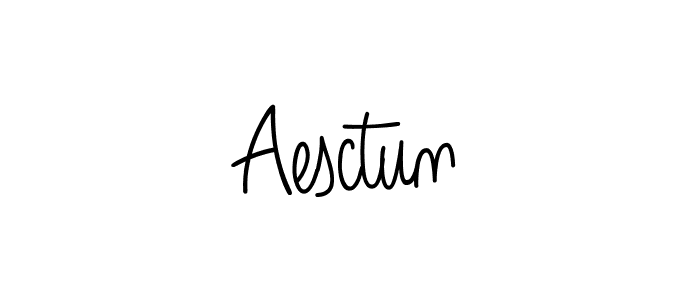 Use a signature maker to create a handwritten signature online. With this signature software, you can design (Angelique-Rose-font-FFP) your own signature for name Aesctun. Aesctun signature style 5 images and pictures png