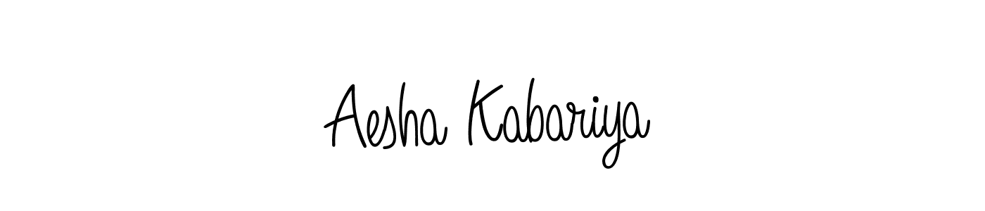 Here are the top 10 professional signature styles for the name Aesha Kabariya. These are the best autograph styles you can use for your name. Aesha Kabariya signature style 5 images and pictures png