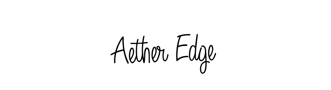 How to make Aether Edge signature? Angelique-Rose-font-FFP is a professional autograph style. Create handwritten signature for Aether Edge name. Aether Edge signature style 5 images and pictures png