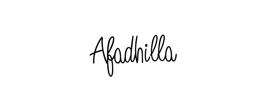 Design your own signature with our free online signature maker. With this signature software, you can create a handwritten (Angelique-Rose-font-FFP) signature for name Afadhilla. Afadhilla signature style 5 images and pictures png