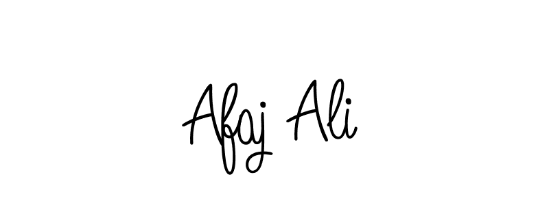 Design your own signature with our free online signature maker. With this signature software, you can create a handwritten (Angelique-Rose-font-FFP) signature for name Afaj Ali. Afaj Ali signature style 5 images and pictures png