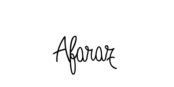 Design your own signature with our free online signature maker. With this signature software, you can create a handwritten (Angelique-Rose-font-FFP) signature for name Afaraz. Afaraz signature style 5 images and pictures png